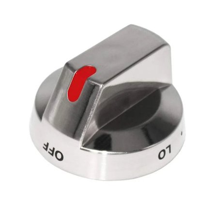 Ersättningsknapp för spis, ersättningsknapp för brännare kompatibel med gasspis förstärkt D-form hål digital