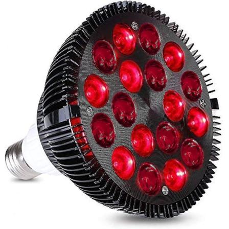Röd Ljusbehandlinglampa, Wolezek 36w 18 LED Infraröd Ljusbehandling Enhet, 660nm Röd och 850nm Nära Infraröd Combo Röd Ljuslampa - Aespa