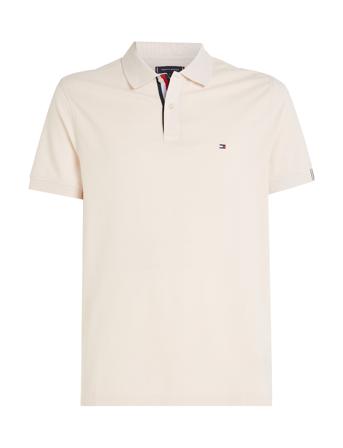 Rwb Tape Placket Regular Polo Polos Short-sleeved Creme Tommy Hilfiger