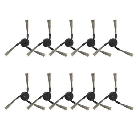 10 STK til X40 Ultra / S30 Pro Robotstøvsuger Vaskbare Sidebørste Udskiftninger Tilbehør