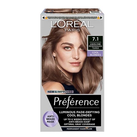 L'Oréal Paris Hårfarve 7.1 Iceland, Hår, Hårfarve, Permanent Hårfarve