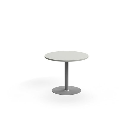 Bord VERTICUS, Ø900x720 mm, silver/ljusgrå