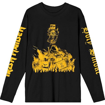 Iron Maiden Unisex Vuxen Holy Smoke Isolerad Långärmad T-shirt