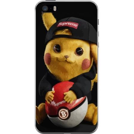 Apple iPhone SE (2016) Genomskinligt Skal Pikachu Supreme
