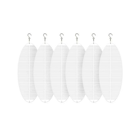 6-pak 10 tommer Sublimeringsvindmøller Blanks 3D Helix Vindmøller Til Have Og Hængende Pynt