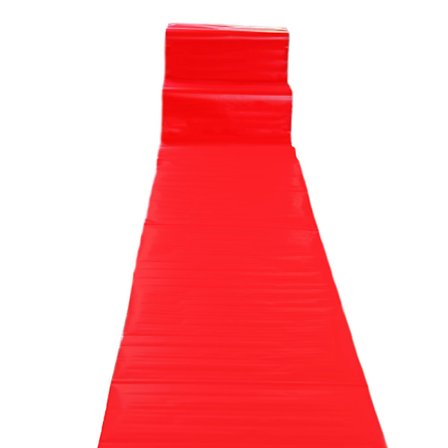 Rødt tæppe med selvklæbende bagside - 10 meter