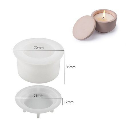 Lys Krukkeform Lysestakeform RUND RUND