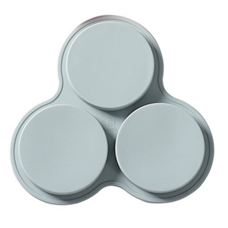 Gør-det-selv 4-tommers Bageplade - 3-sidet Let at Rengøre Ovnbageplade til Airfryer, Ovn og Mikrobølgeovn (Blå)