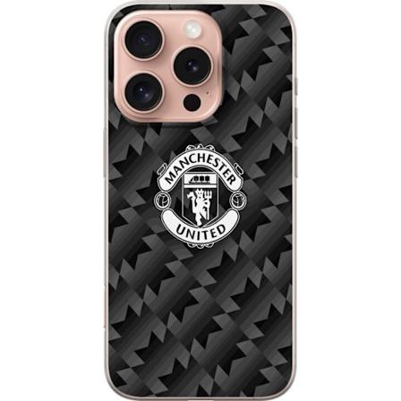 Apple iPhone 16 Pro Genomskinligt Skal Manchester United FC