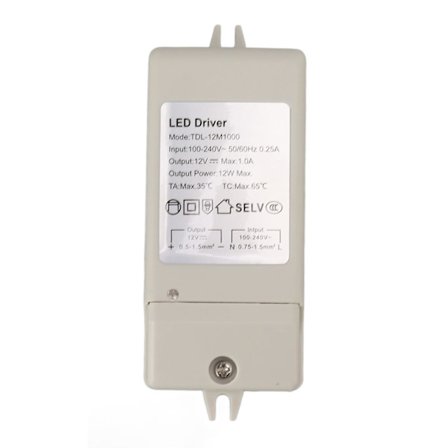 LED-drivare 12W 12V DC Strömförsörjning Transformator LED-ljusdrivare Konstant Ström Kompakt Design Hög Effektivitet för Inomhusbelysning