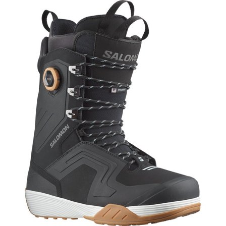 Salomon - Snowboard-støvler til mænd Dialogue Lace Sj Boa - Black / Black / White