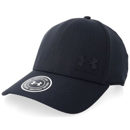 Under Armour - Svart adjustable Keps - Velcro Low Black Adjustable @ Hatstore