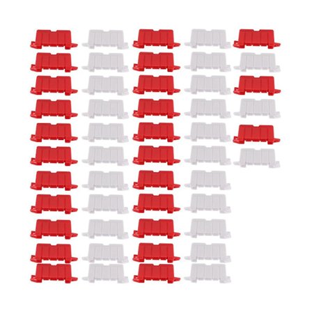 50 stk. Rc Bil Drift Racing Bane Veisperring Trafikkgjerde For 1/16 1/18 1/28 Rc Truck Diy Deler