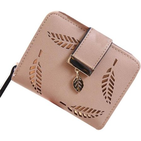 Naisten kolikkokukkaro, nahkainen kaksikerroksinen lompakko Nahkainen käyntikorttikotelo