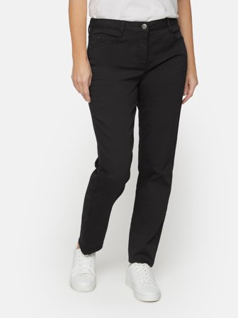 Brandtex - Madelaine Jeans - Sort - Straight Fit