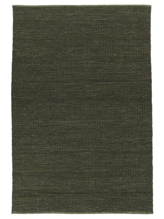 Alva 200X300 Mørk Grønn Ullteppe