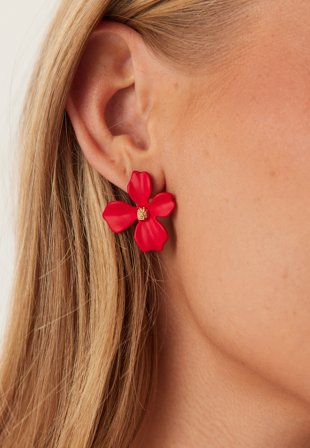 BY JOLIMA Lilly Flower Earring Vaatteet
