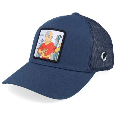 Avatar: The Last Airbender - Blå trucker Caps - Ang Navy Trucker @ Hatstore