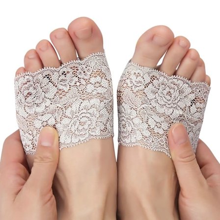 2 par Halv Sokker Dame Slide Sandal Sokker 2 2