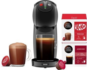 Dolce Gusto NESCAFÉ Dolce Gusto KitKat - Kompakt kapselmaskin med KitKat & Americano kapslar