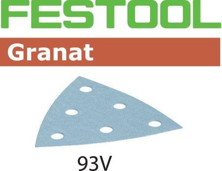 Festool STF GR Slippapper V93, 6-hålat, 50-pack P60, Maskintillbehör & förbrukning