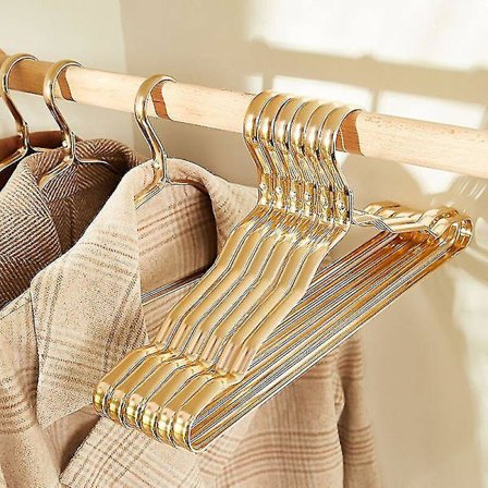 10 stk. Tøjhængere Aluminium Legering Anti-slip Tørring Børn