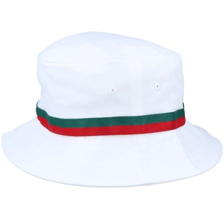 Flexfit - Weiss Bucket Hut - Stripe White Bucket @ Hatstore