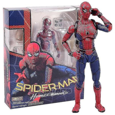 (a) Shf Spider Man Homecoming, The Spiderman PVC Action Figure Collectible Model Toy