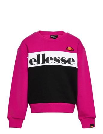 El Sandrio Jnr Over D Sweatshirt Pink Ellesse