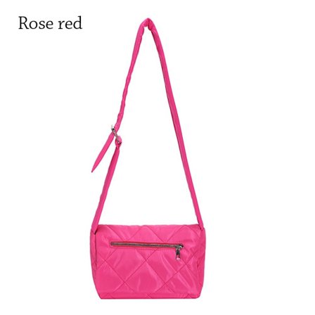 Axelväskor Puffy Handväskor ROSE RED