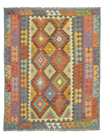 Kilim Afghan Old Style Rug Oriental Dark Red/Orange (Wool, Afghanistan)