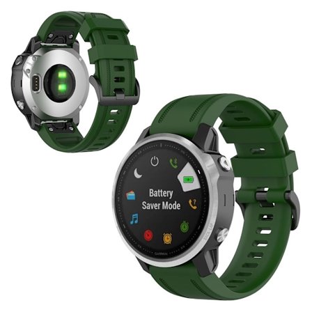 Garmin Fenix 6S hållbar klockarmband - army grön