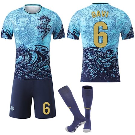 Gos- 2526 Sininen Barcelona Dragon Juhlaversio Jalkapallopaita 6 GAVI