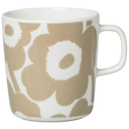 Marimekko OIVA krus, 4 dl, unikko/beige