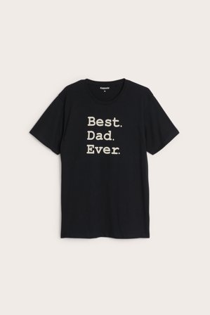 Kappahl | T-shirt na Dzień Ojca | Czarne
