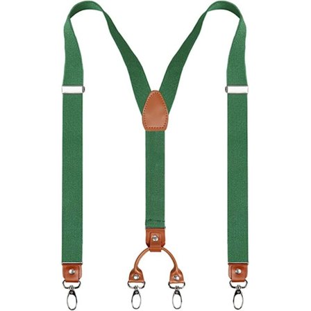 Nahkaan nahkaiset henkselit A20 GREEN A20 GREEN