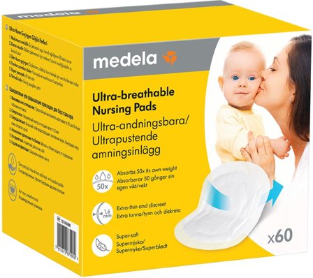 Medela ultrapustende ammeinnlegg 60 stk
