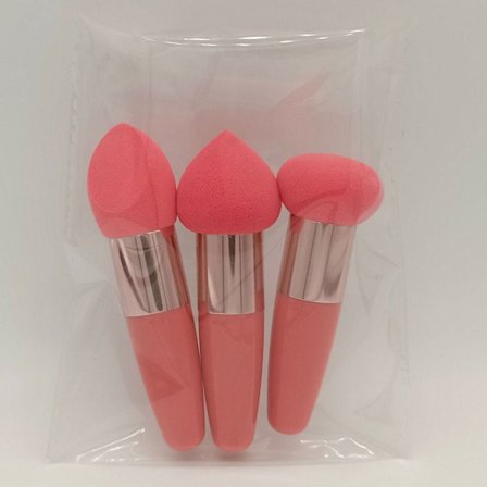 Makeup Brush Cosmetic Puff VATTENMELON RÖD