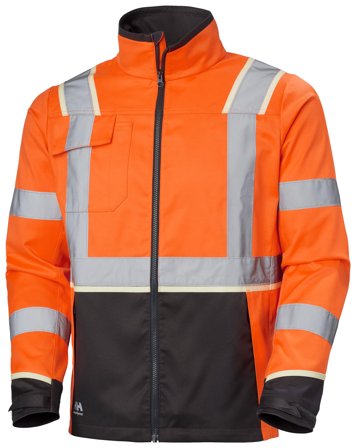 Helly Hansen Workwear UC-ME 77215_269 Jacka varsel, orange/svart Varsel, Orange/Svart, Kläder