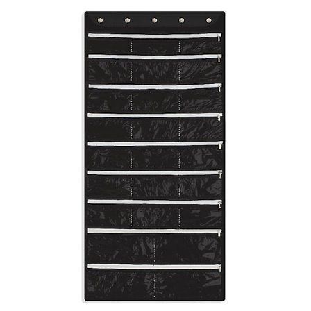 Oxford Hængende Smykke Organizer med Lynlås Dobbeltsidet