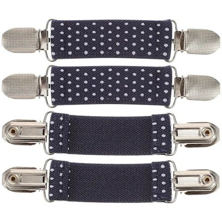 4 stk Barnehanskeklemmer Votter Klemmer Vintervotter Holder Sklisikre Hanskeklemmer