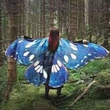 Sommerfuglevinger Kappe Fevinger Kappe G G