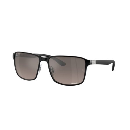 Ray-Ban -Aurinkolasit - Black Rectangular - Ray-Ban RB3721CH 186/5J 5917