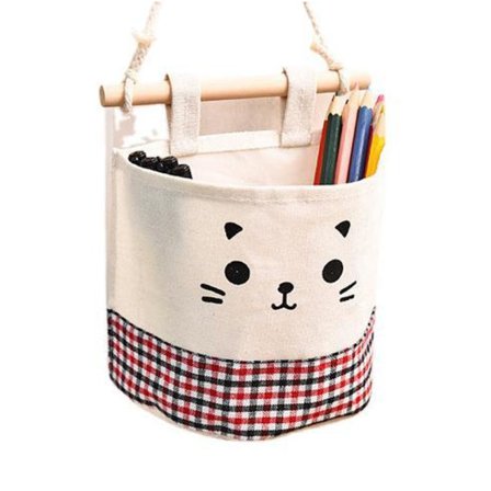 Ripustettava säilytyspussi makuuhuoneen säilytyspussi koriste ripustuspussi seinäkaappi