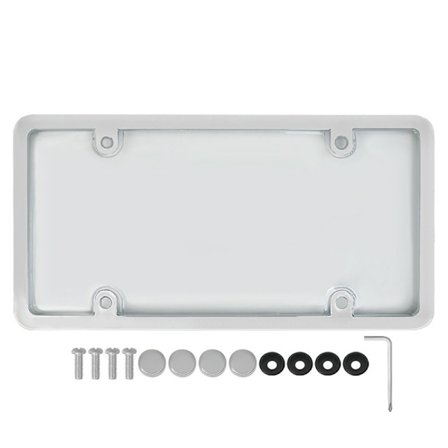 Nummerskylt Cover Nummerskylt Ram TRANSPARENT PC PC
