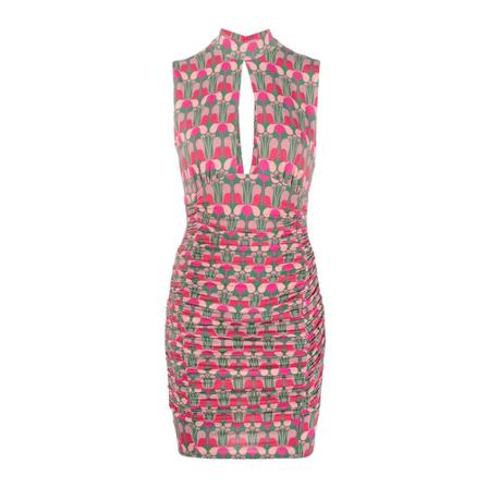 Pinko, Anita Mini Dress Różowy, Kobieta, Rozmiar: M