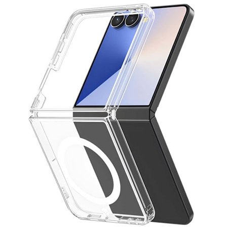 MagSafe-skal för Galaxy Z Flip 7 Slim Förstärkt 2m Force Case Transparent