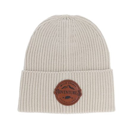 Wild Spirit - Beige cuff Beanie - Adventures Expedition Oatmeal Oversized Beanie @ Hatstore