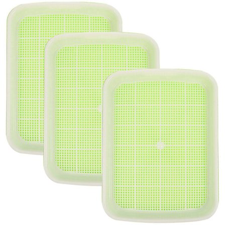 3 kpl Premium taimikasvatusalusta hydroponiseen idätykseen, puutarhan muovinen taimikasvatusalusta