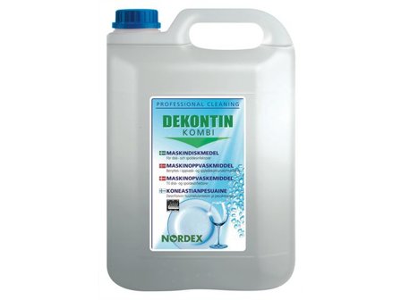 NORDEX Maskindisk Dekontin 5L - Lyreco - Städ och hygien - Diskrengöring - Maskindiskmedel